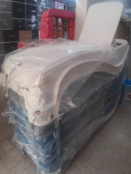  Extérieur Rattan Chaise Longue, Transat 