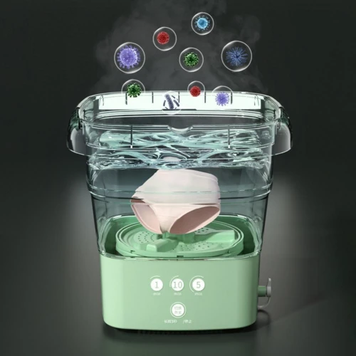 Mini Machine A Laver Portable Et Pliable Automatique