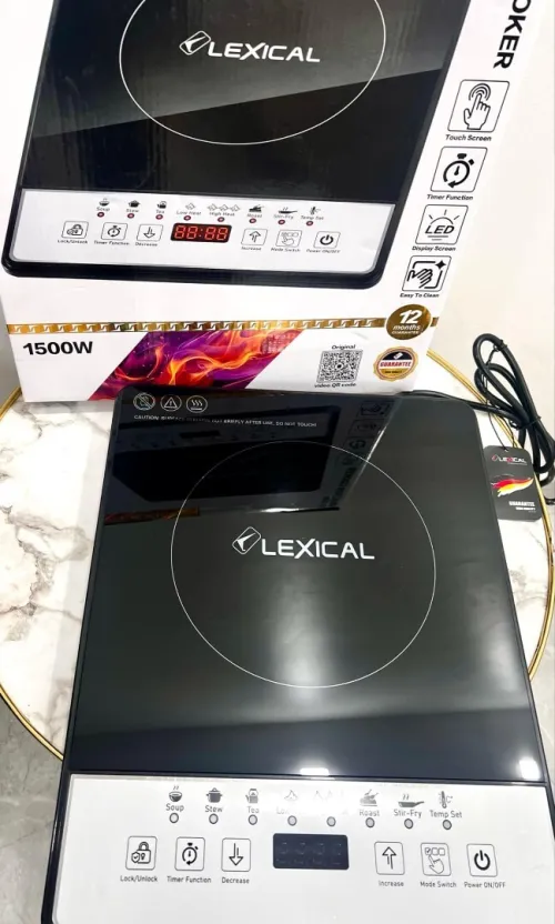 Plaque de Cuisson LED Tactile Cuisinière à Induction Electrique Lexical 1500 Watts
