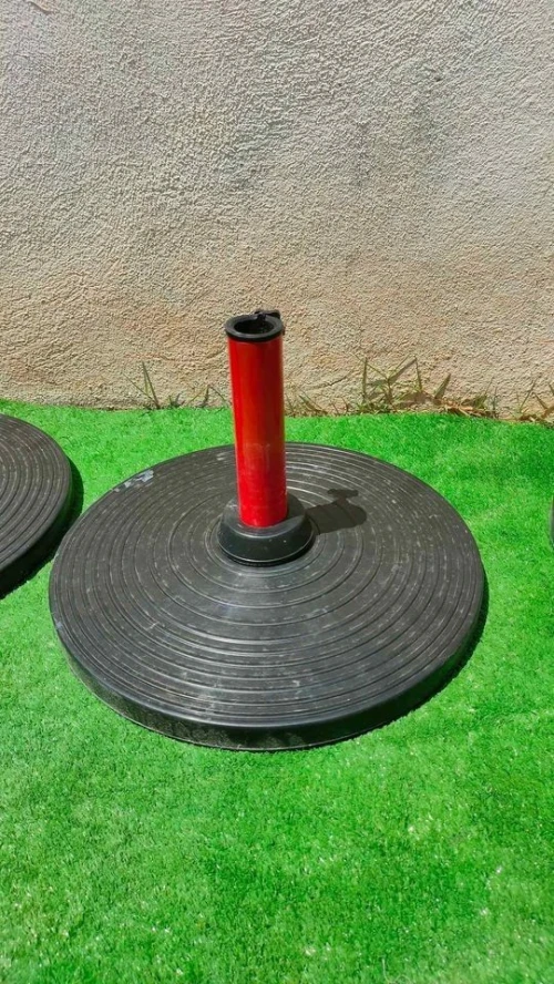 Support Parasol En Béton Ou Plastique Remplir D'eau ou de Sable