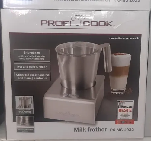 Mousseur à Lait Inox 600 Watt