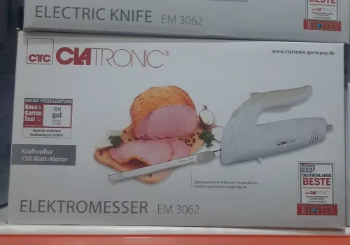 Couteau Electrique Dentelé en acier inoxydable
