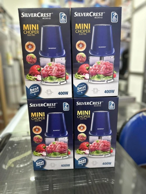 SilverCrest Mini Hachoir Electrique 400Watt Bleu