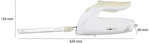 Couteau Electrique Dentelé en acier inoxydable