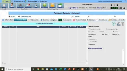 Logiciel de Gestion de Cabinet Médical