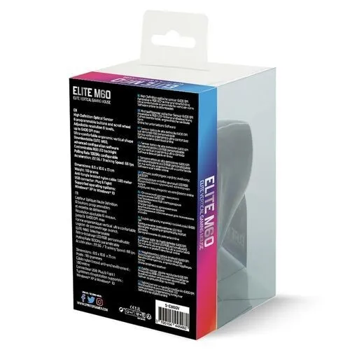 SOURIS VERTICALE USB GAMER ELITE M60