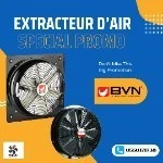 Extracteur - Extracteur d'air industriel - Turbine - Ventilateur axial/centrifuge - BVN Eximatel 