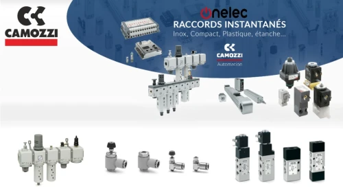 Distributeur- pneumatique -Vérin pneumatique-Raccord et électrovanne-vanne Filtre Régulateur camozzi