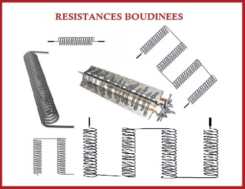 Résistance industrielle : Thermoplongeur Ailettes Colliers Cartouches Céramique Thermocouple, Sonde
