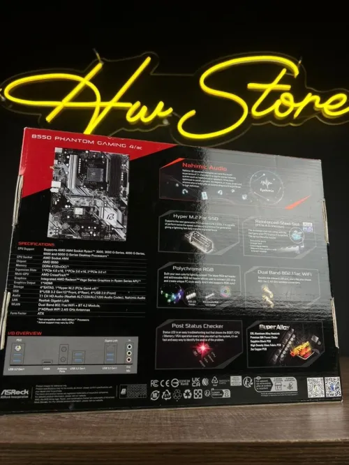 ASROCK B550 PHANTOM GAMING 4 A/C WIFI