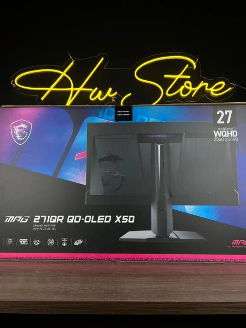 MSI MPG 271QR QD-OLED X50 Display HDR True pixels - 500 HZ - 0.03MS