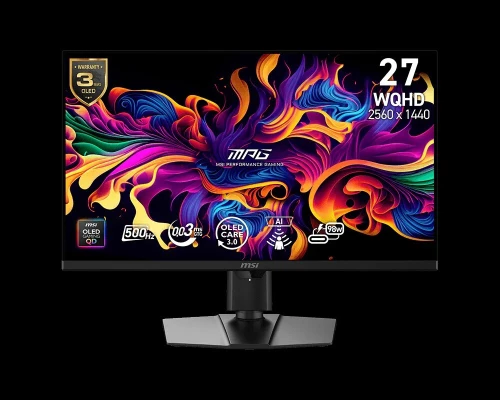 MSI MPG 271QR QD-OLED X50 Display HDR True pixels - 500 HZ - 0.03MS