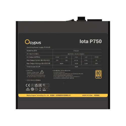 OCYPUS IOTA P750 750W 80+GOLD