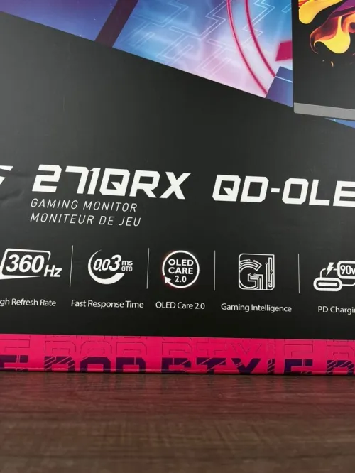 MPG 271QRX QD-OLED HDR - 360HZ - 0.03MS