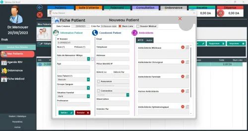 Logiciel de Gestion Cabinet Medical Ophtalmologue