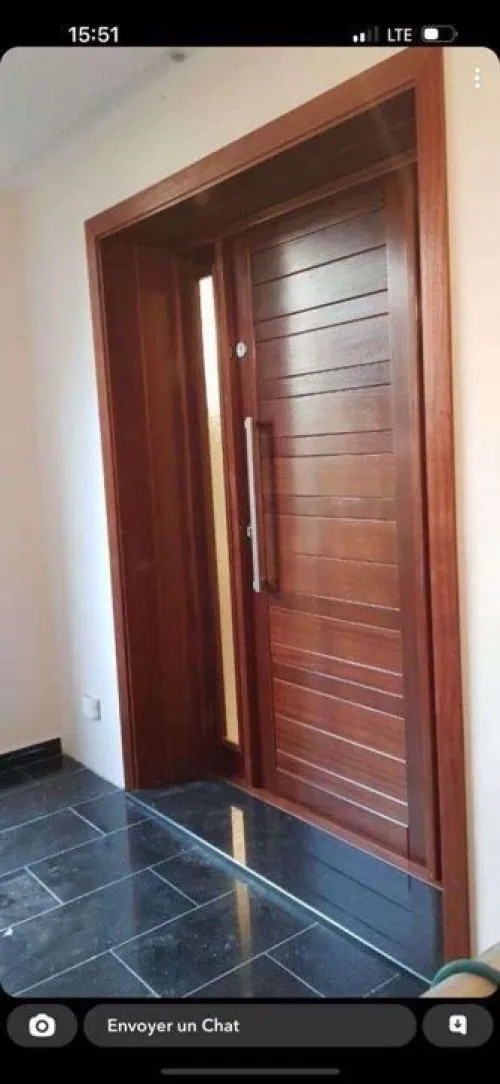 Porte chambre porte entrée sur commande sur mesure 