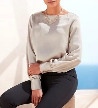 chemise satin femme élégante Kaba d Allemagne 