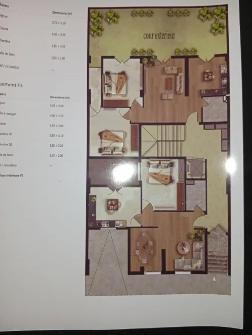 Vente Appartement F5 Alger Bordj el kiffan