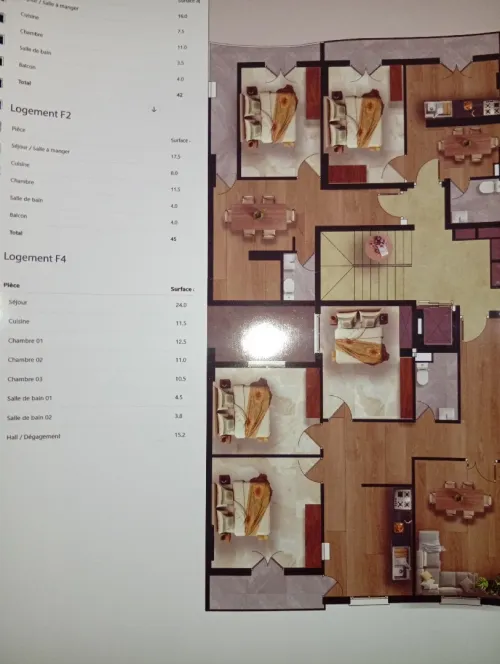 Vente Appartement F5 Alger Bordj el kiffan