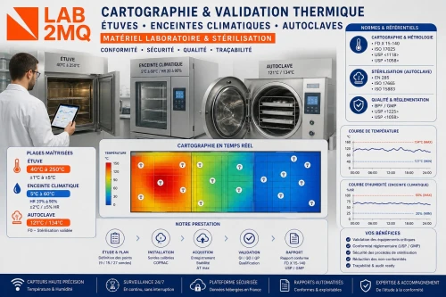 CARTOGRAPHIE DES MAGASIN DE STOCKAGE TEMPÉRATURE ET HUMIDITÉ / ETUVE ENCEINTE CLIMATIQUE