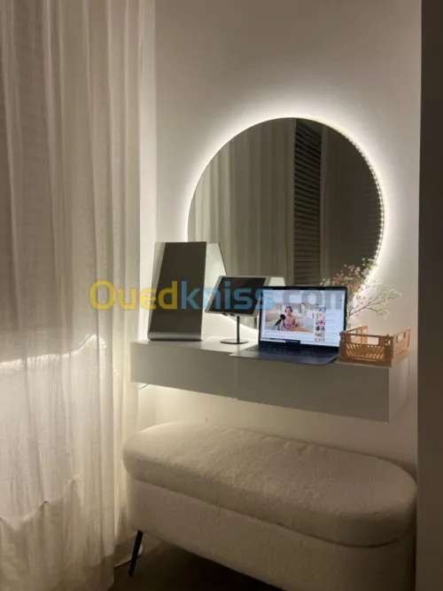 Coiffeuse miroir 
