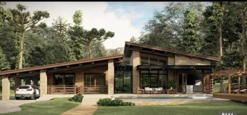 Étude réalisation maison, préfabriqué moderne,