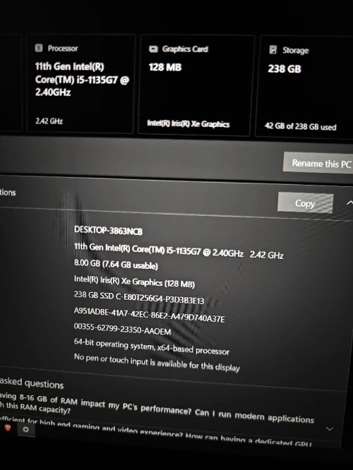 Pc Portable Dynabook (Toshiba)