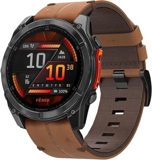 Bracelet Garmin Quick Fit Cuir Véritable 26mm