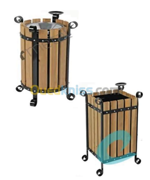 POUBELLE EN INOX & CORBEILLE PUBLLIC