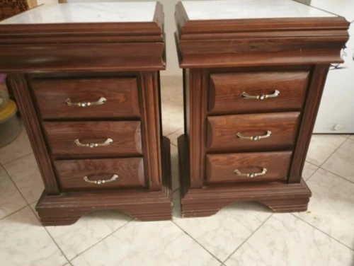 Chambre à couché bois rouge