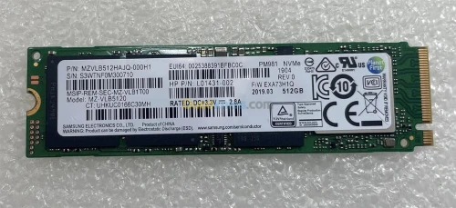 Samsung, Toshiba, WD, Micro, crucial, verbatim, Kingston 512 Go SSD NVMe d'occasion très bon état