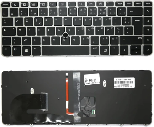 Clavier pour HP ELITEBOOK 745 G3 / 745 G4 / 840 G3 / 840 G4