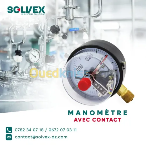 Manomètre avec Contact