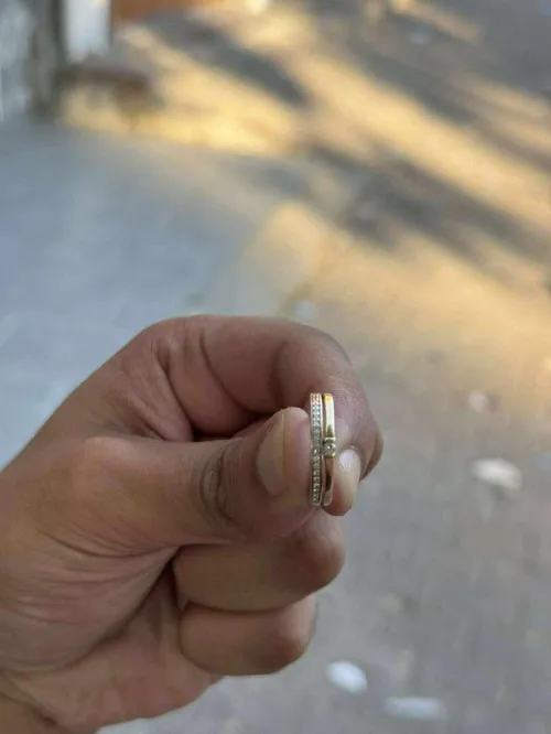 Bague diamond , 18K or 2.52g