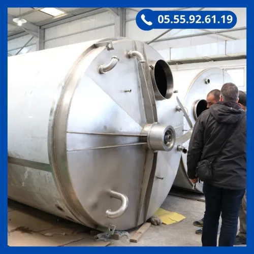  خزانات انتاج اينوكس   FABRICATION DE CITERNE ET CUVE INOX