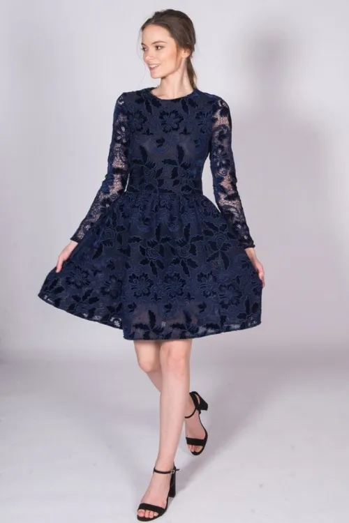 Robe MAJE Bleu marine  Taille S