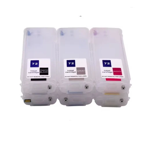Cartouche rechargeable HP72 Avec Décodeur