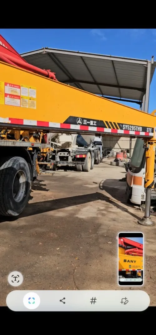 CAMION MERCEDES ACTROS 3341 POMPE A BETON  SANY 