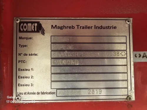 REMORQUE PORTE ENGIN COMET 54T 