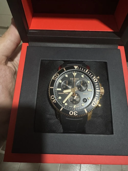 ساعة Tissot Seastar gold