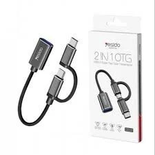OTG YESIDO USB TO MICRO USB + TYPE-C GS02
