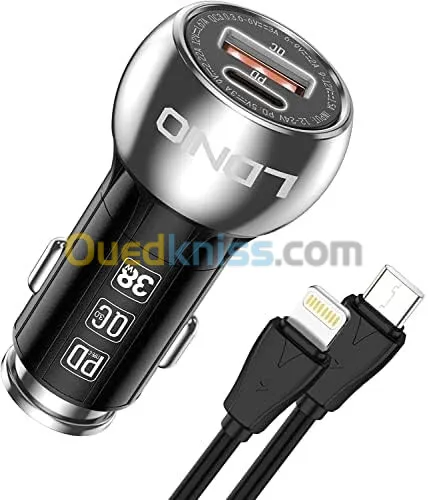 CHARGEUR VOITURE "TYPE-C" LDINIO C1