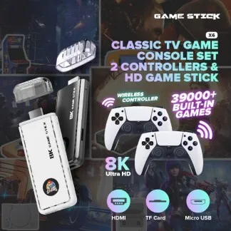 39,875 Retro jeu X6 Manette 3D 8K Gamestick