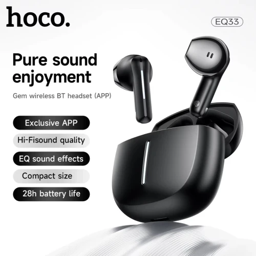 AIRPODS HOCO EQ33 BLUETOOTH 5.4 - 7H BATTERIE - ORIGINAL