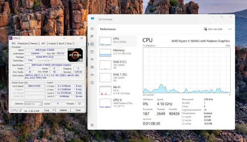 AMD Ryzen 5 5600G (Boîte + Ventirad d'origine inclus)