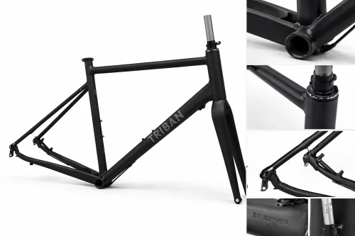 Cadre vélo de course Btwin Triban Taille L Fourche carbone Bon état