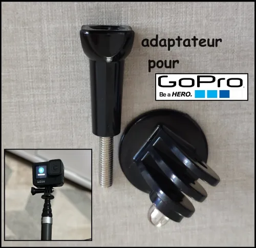 selfie pour insta360 invisible carbone 3 mètres compatible GoPro MAX DJI 360