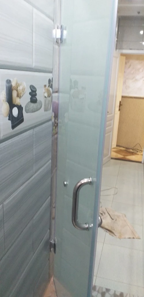 Cabine de douches italien sur mesure  rampe escalier inox 