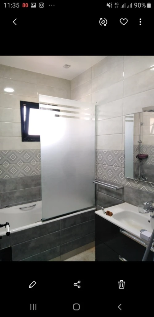 Cabine de douches italien sur mesure  rampe escalier inox 