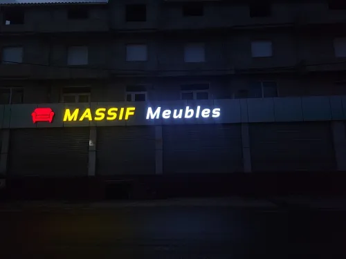 Enseigne lumineuse, LETTRES LUMINEUSE